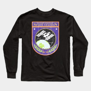 International Space Station Vintage Logo Long Sleeve T-Shirt